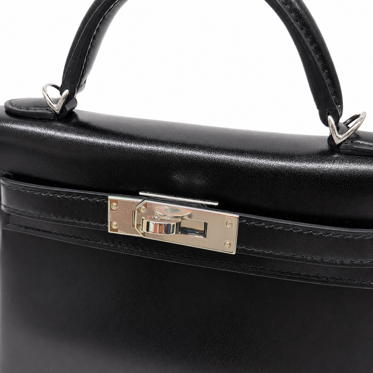 Mini Kelly II 20 Noir Box PHW — 3