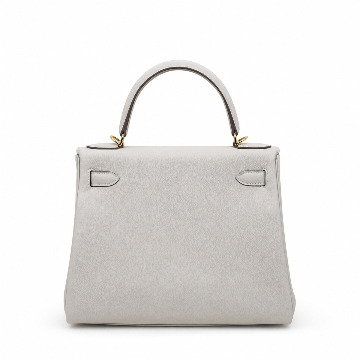 Kelly II Retourne 28 Veau Epsom Craie GHW — 5