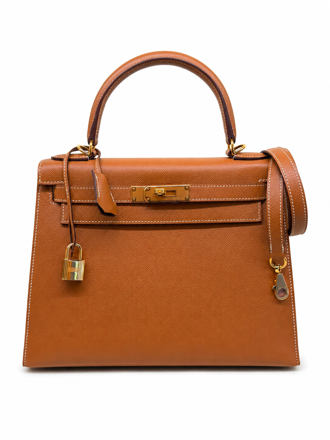 Hermès Kelly 20 Desordre Sellier Craie — Epsom, Gold, 2023 — 5