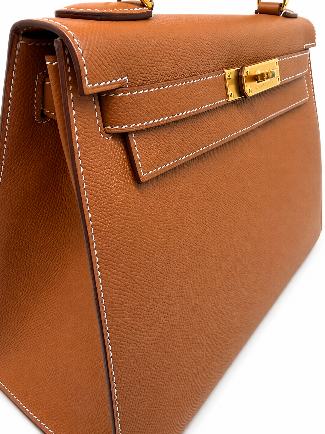 Hermès Kelly 20 Desordre Sellier Craie — Epsom, Gold, 2023 — 7