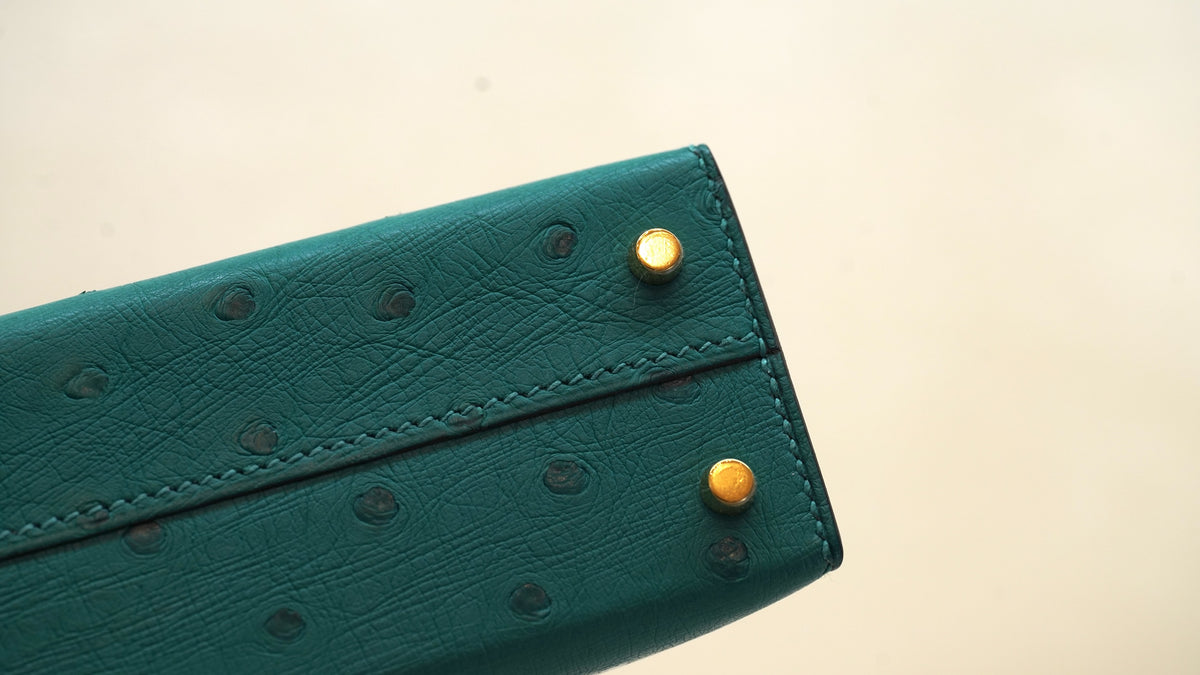 Hermès Mini Kelly 20 Avestruz — 5