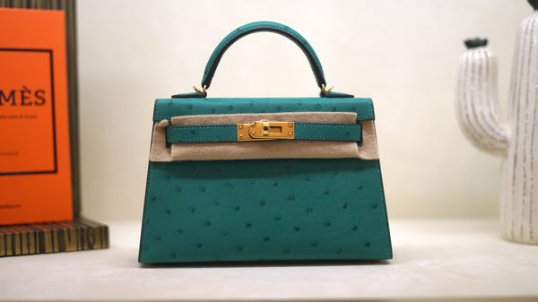 Hermès Mini Kelly 20 Ostrich