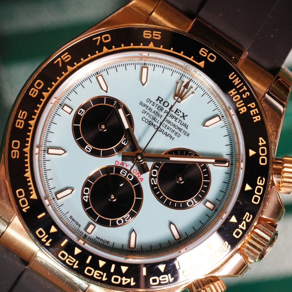 Rolex Cosmograph Daytona – Ref. 126518LN – Turquoise Dial (2025) — 2