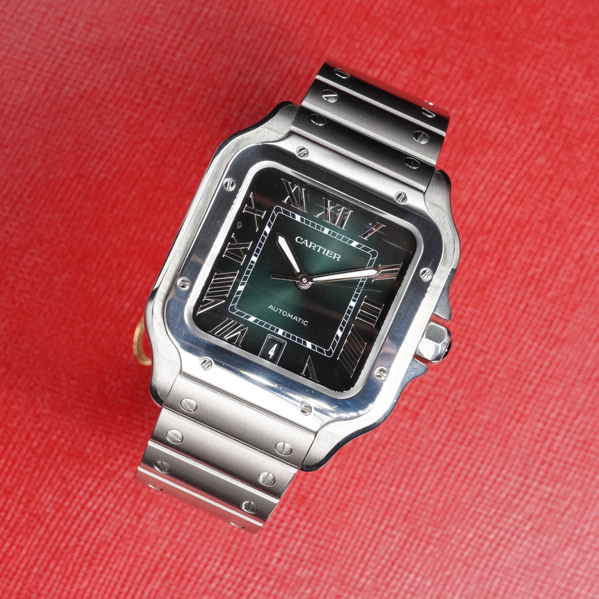 Cartier Santos Large Green Dial – Ref. WSSA0062 — 1